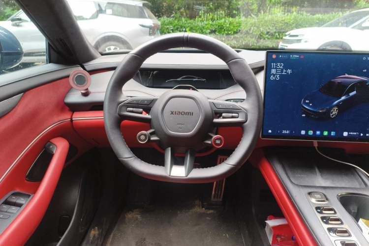 Used Xiaomi Auto SU7 2024 Four-Wheel Drive Ultra-Long Range Advanced Intelligent Driving Max Edition Steering Wheel