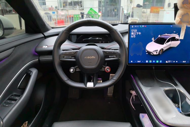 Used Xiaomi Auto SU7 2024 Four-Wheel Drive Ultra-Long Range Advanced Intelligent Driving Max Edition Steering Wheel