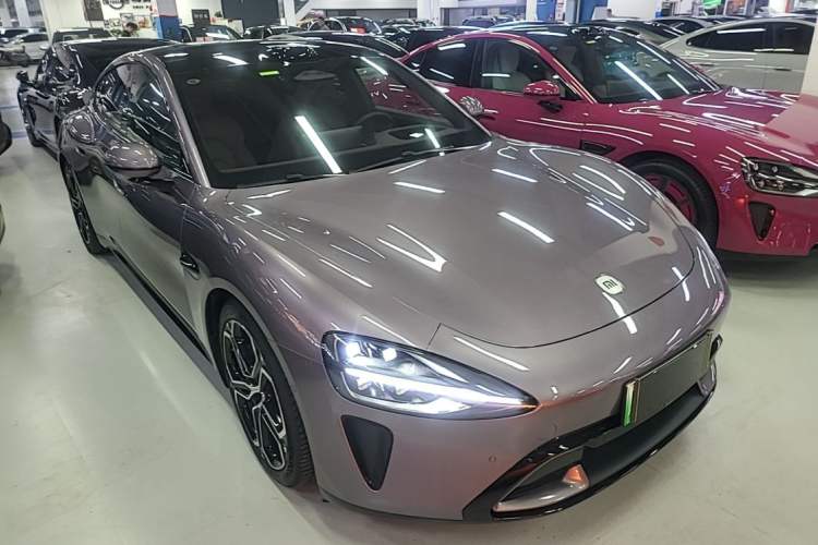 Used Xiaomi Auto SU7 2024 Four-Wheel Drive Ultra-Long Range Advanced Intelligent Driving Max Edition Front Right 45 Deg