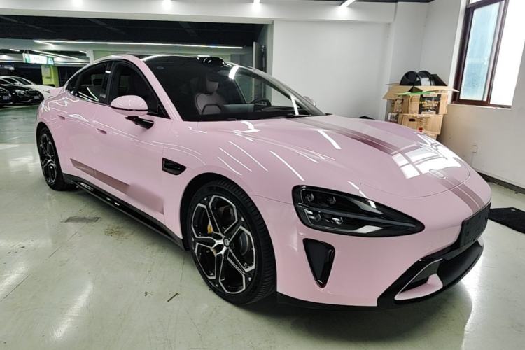 Used Xiaomi Auto SU7 2024 Four-Wheel Drive Ultra-Long Range Advanced Intelligent Driving Max Edition Front Right 45 Deg