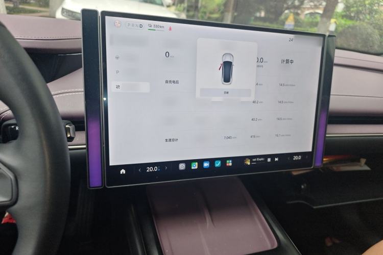 Used Xiaomi Auto SU7 2024 Rear-Drive Long-Range Intelligent Driving Version Audio And AC Panel