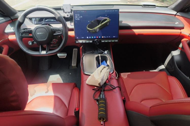 Used Xiaomi Auto SU7 2024 Four-Wheel Drive Ultra-Long Range Advanced Intelligent Driving Max Edition Center Console