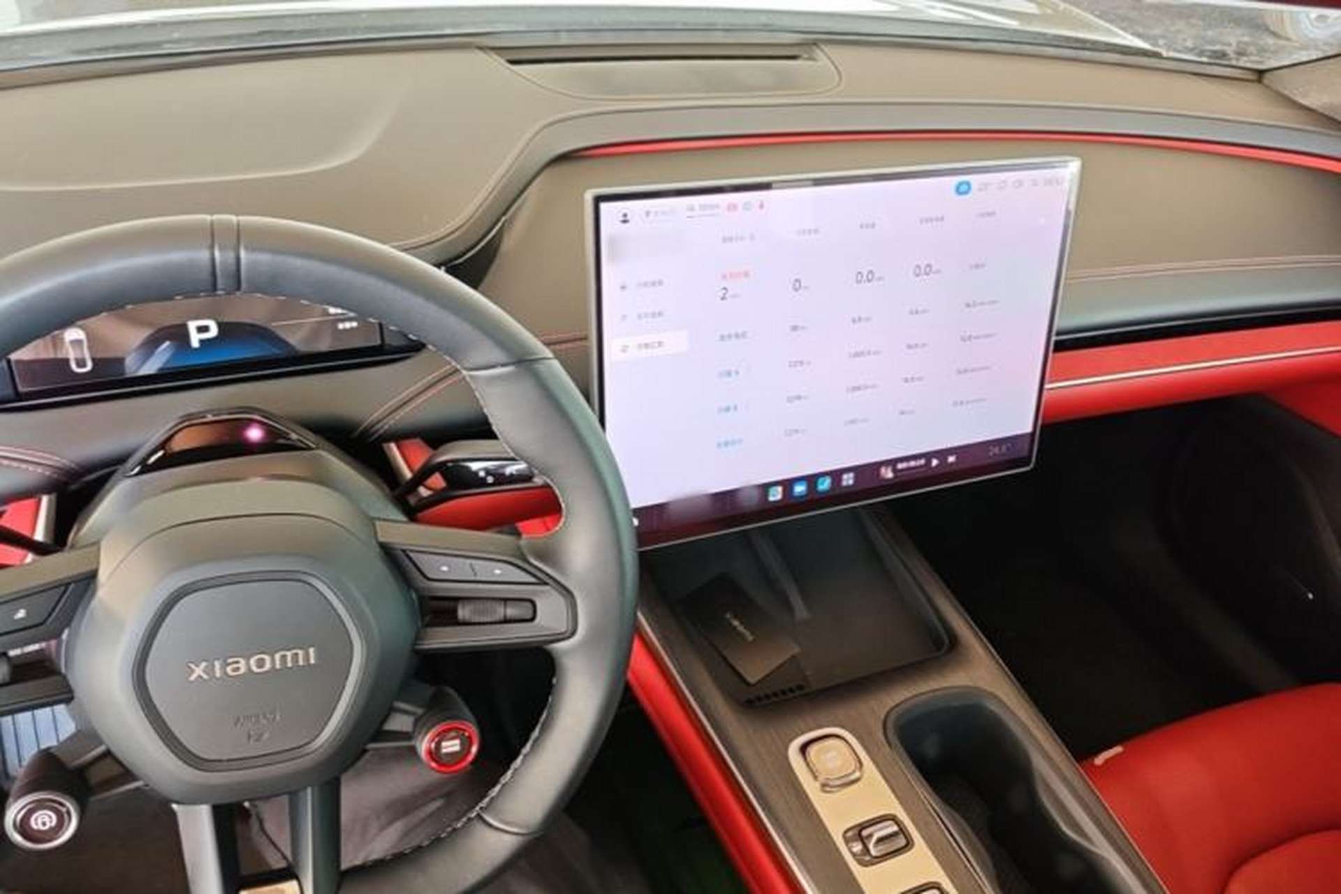 Used Xiaomi Auto SU7 2024 Rear-Drive Long-Range Intelligent Driving Version Center Console