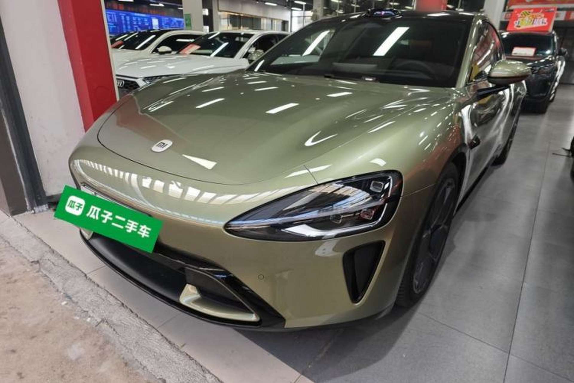 Used Xiaomi Auto SU7 2024 Four-Wheel Drive Ultra-Long Range Advanced Intelligent Driving Max Edition Front Left 45 Deg