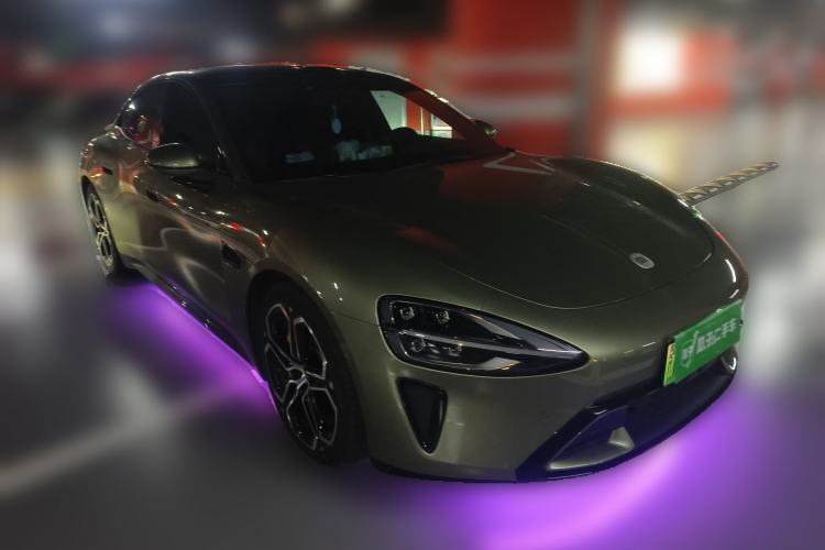 Used Xiaomi Auto SU7 2024 Four-Wheel Drive Ultra-Long Range Advanced Intelligent Driving Max Edition Front Right 45 Deg