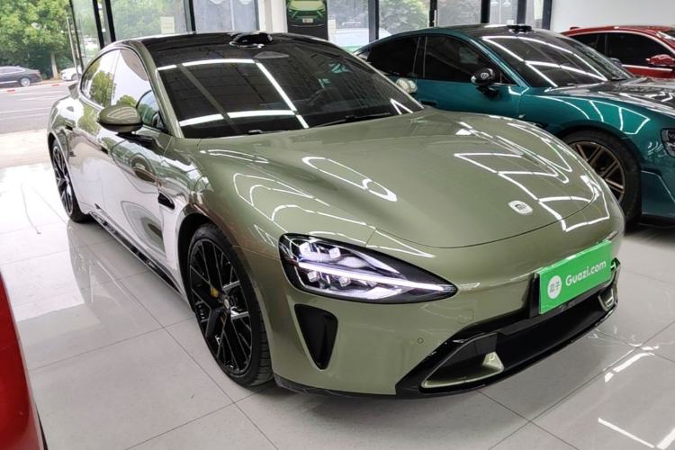 Used Xiaomi Auto SU7 2024 Four-Wheel Drive Ultra-Long Range Advanced Intelligent Driving Max Edition Front Right 45 Deg
