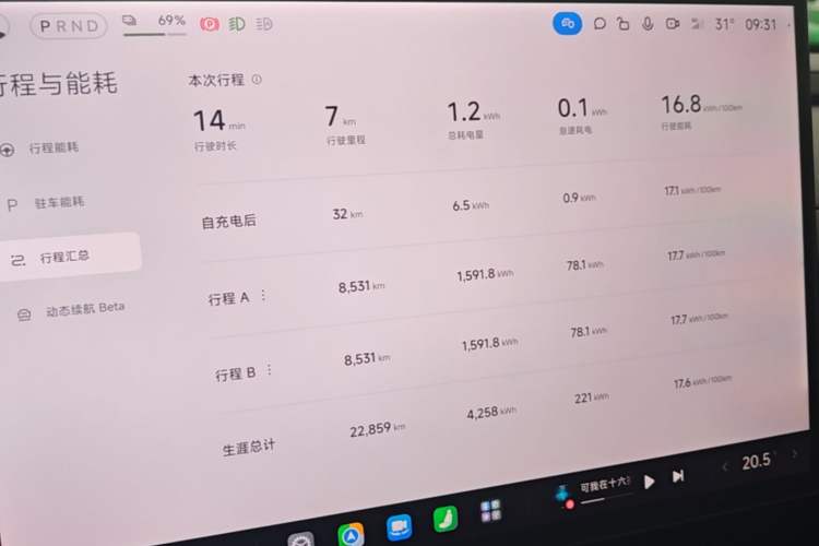 Used Xiaomi Auto SU7 2024 Rear-Drive Long-Range Intelligent Driving Version Instrument Cluster