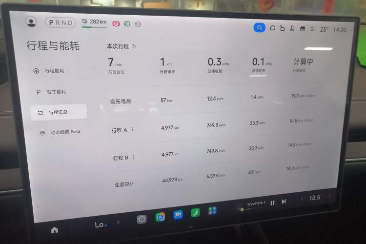 Used Xiaomi Auto SU7 2024 Rear-Drive Long-Range Intelligent Driving Version Odometer Close Up