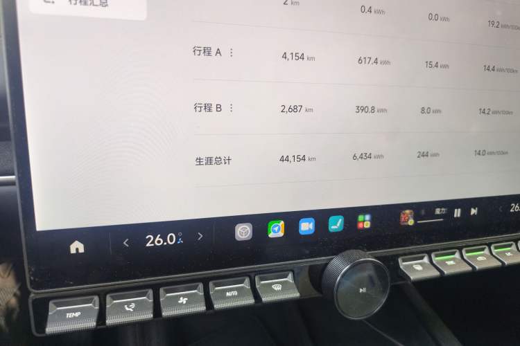 Used Xiaomi Auto SU7 2024 Rear-Drive Standard Founder Edition Odometer Close Up