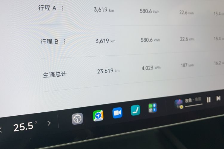 Used Xiaomi Auto SU7 2024 Rear-Drive Ultra-Long Range Advanced Pro-Level Intelligent Driving Version Odometer Close Up