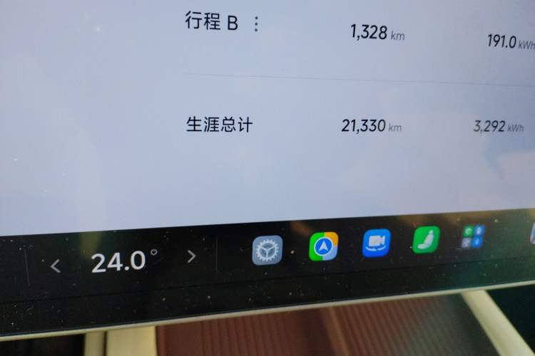 Used Xiaomi Auto SU7 2024 Rear-Drive Ultra-Long Range Advanced Pro-Level Intelligent Driving Version Odometer Close Up