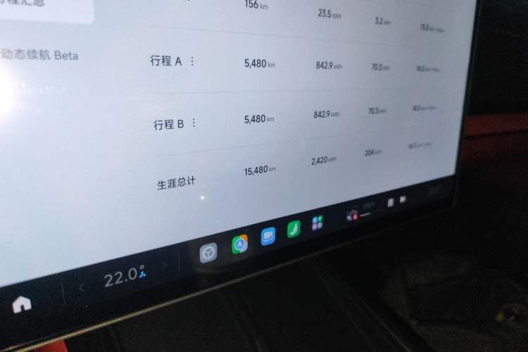 Used Xiaomi Auto SU7 2024 Rear-Drive Long-Range Intelligent Driving Version Odometer Close Up