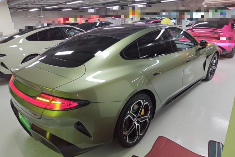 Used Xiaomi Auto SU7 2024 Four-Wheel Drive Ultra-Long Range Advanced Intelligent Driving Max Edition Rear Right 45 Deg