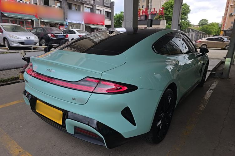 Used Xiaomi Auto SU7 2024 Four-Wheel Drive Ultra-Long Range Advanced Intelligent Driving Max Edition Rear Right 45 Deg