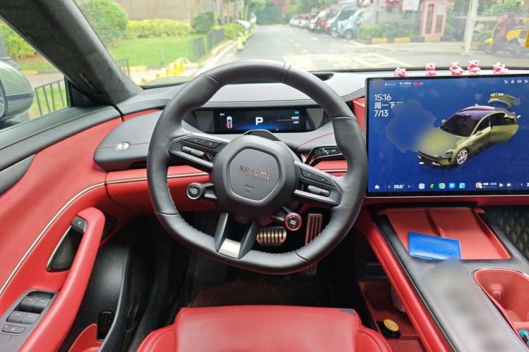 Used Xiaomi Auto SU7 2024 Four-Wheel Drive Ultra-Long Range Advanced Intelligent Driving Max Edition Steering Wheel