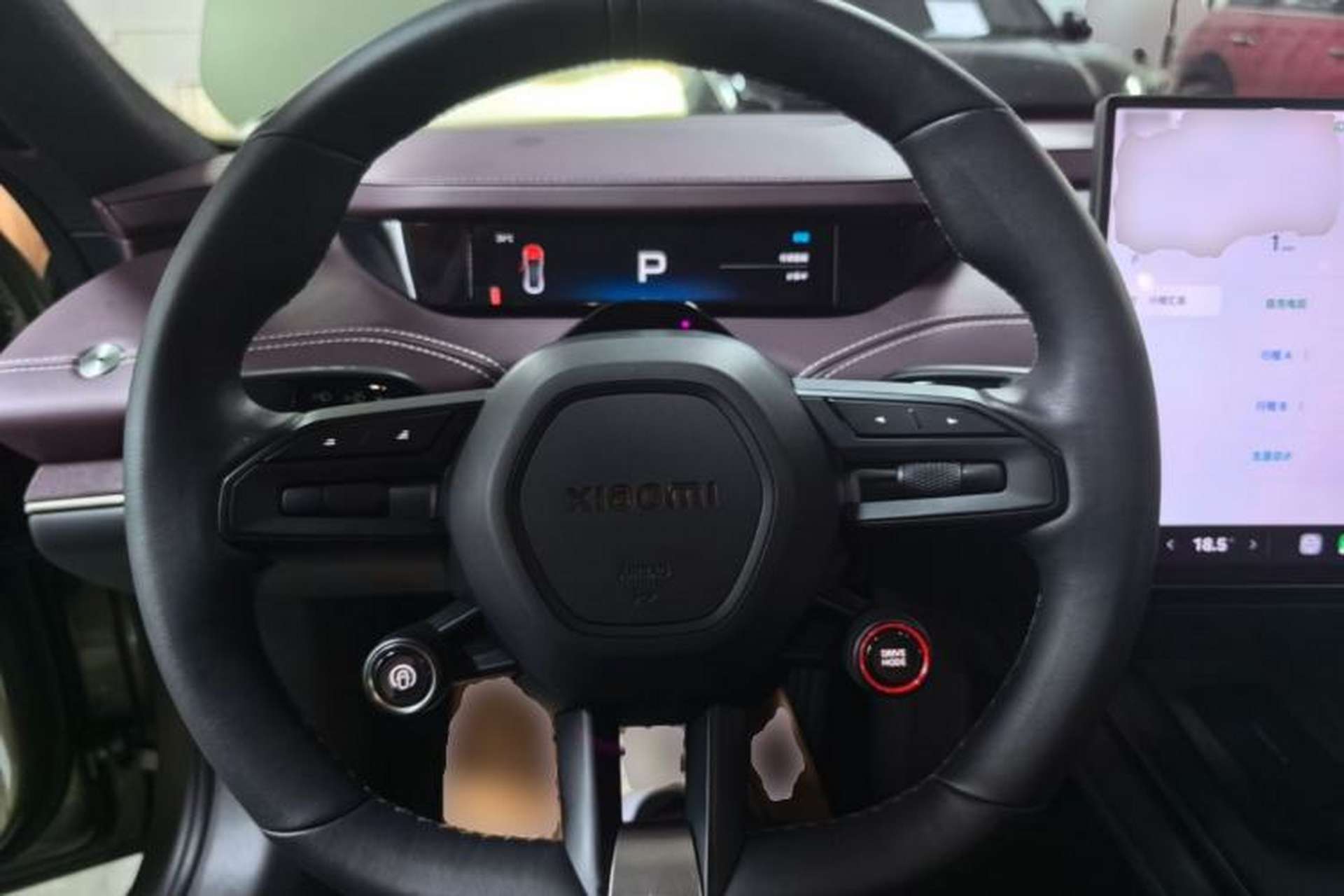 Used Xiaomi Auto SU7 2024 Rear-Drive Long-Range Intelligent Driving Version Steering Wheel