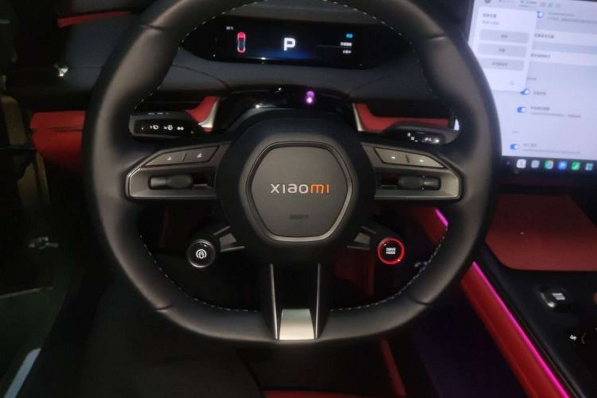 Used Xiaomi Auto SU7 2024 Rear-Drive Long-Range Intelligent Driving Version Steering Wheel