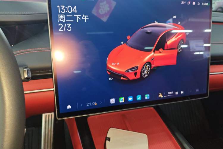 Used Xiaomi Auto SU7 2024 Four-Wheel Drive Ultra-Long Range Advanced Intelligent Driving Max Edition Audio And AC Panel