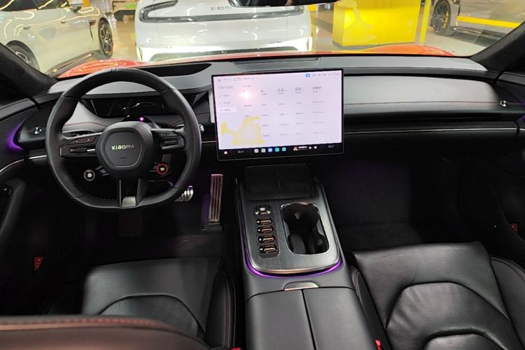 Used Xiaomi Auto SU7 2024 Four-Wheel Drive Ultra-Long Range Advanced Intelligent Driving Max Edition Center Console