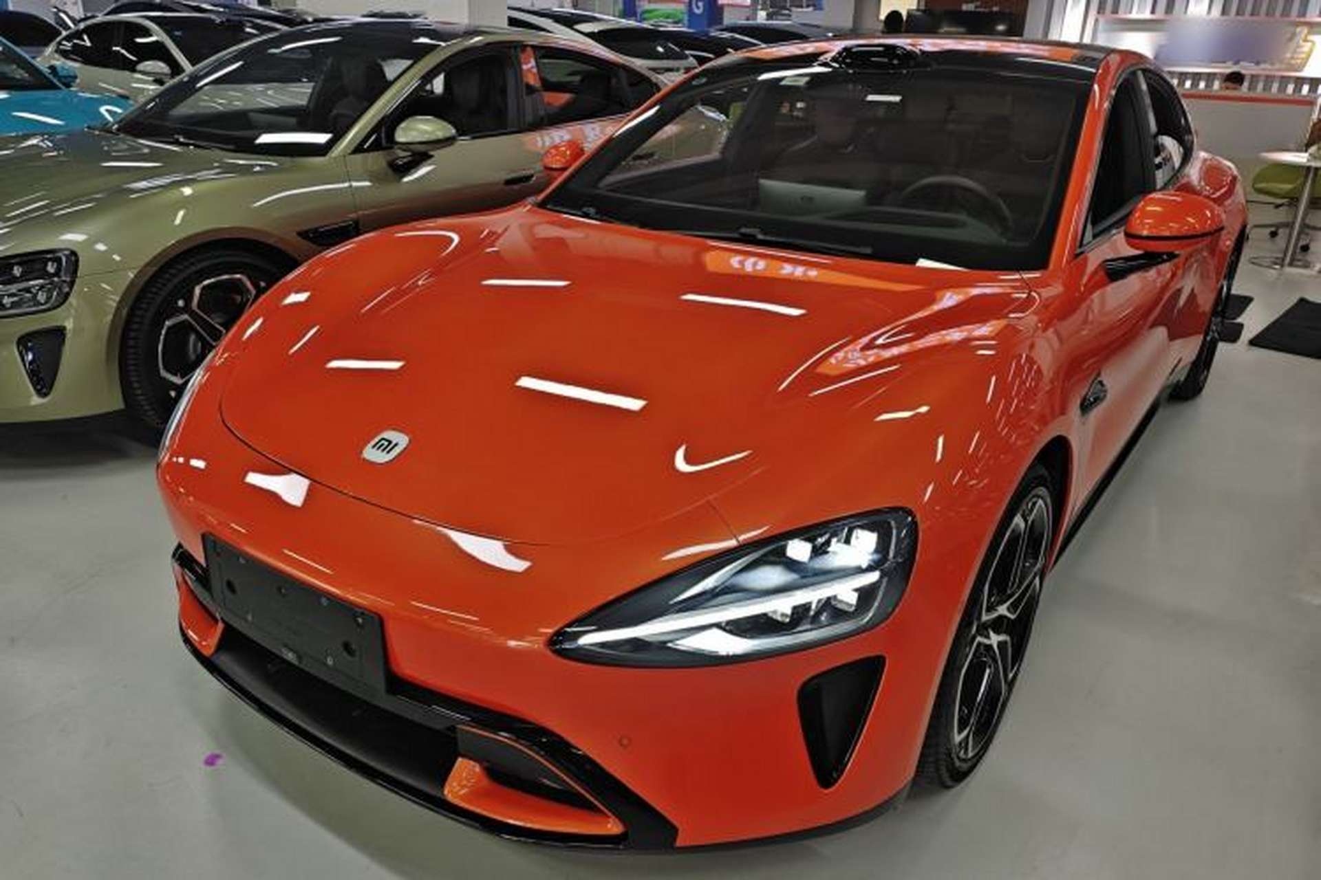 Used Xiaomi Auto SU7 2024 Four-Wheel Drive Ultra-Long Range Advanced Intelligent Driving Max Edition Front Left 45 Deg