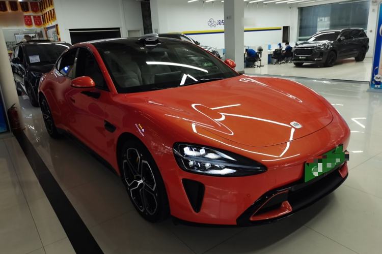Used Xiaomi Auto SU7 2024 Four-Wheel Drive Ultra-Long Range Advanced Intelligent Driving Max Edition Front Right 45 Deg