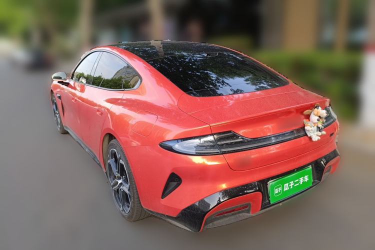 Used Xiaomi Auto SU7 2024 Rear-Drive Ultra-Long Range Advanced Pro-Level Intelligent Driving Version Rear Left 45 Deg