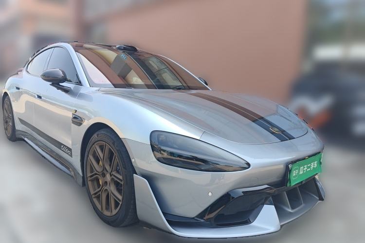 Used Xiaomi Auto SU7 2024 Four-Wheel Drive Ultra-Long Range Advanced Intelligent Driving Max Edition Front Right 45 Deg
