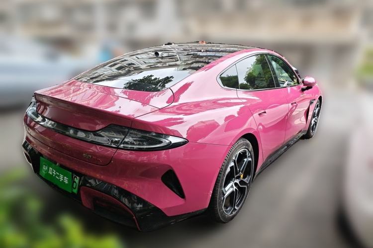 Used Xiaomi Auto SU7 2024 Four-Wheel Drive Ultra-Long Range Advanced Intelligent Driving Max Edition Rear Right 45 Deg