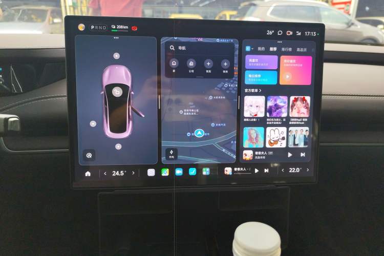 Used Xiaomi Auto SU7 2024 Rear-Drive Ultra-Long Range Advanced Pro-Level Intelligent Driving Version Audio And AC Panel