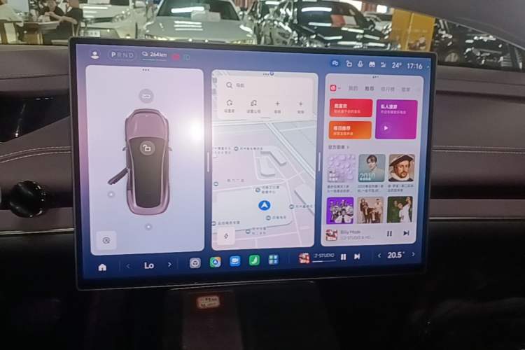 Used Xiaomi Auto SU7 2024 Rear-Drive Long-Range Intelligent Driving Version Audio And AC Panel
