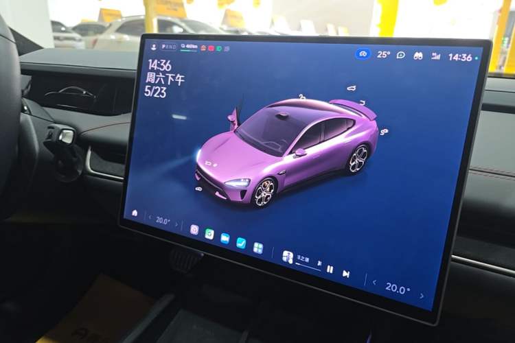 Used Xiaomi Auto SU7 2024 Four-Wheel Drive Ultra-Long Range Advanced Intelligent Driving Max Edition Audio And AC Panel