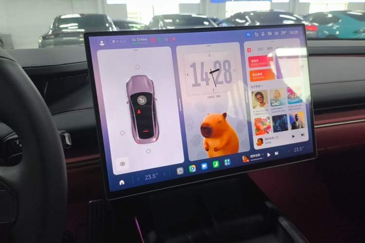 Used Xiaomi Auto SU7 2024 Four-Wheel Drive Ultra-Long Range Advanced Intelligent Driving Max Edition Audio And AC Panel