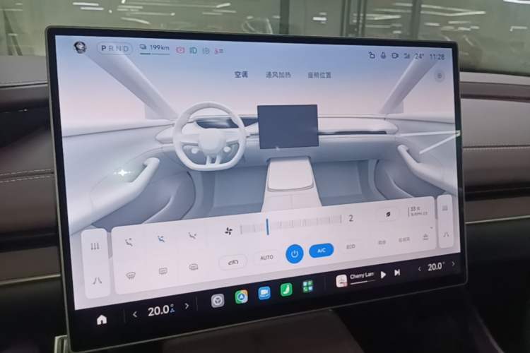 Used Xiaomi Auto SU7 2024 Four-Wheel Drive Ultra-Long Range Advanced Intelligent Driving Max Edition Audio And AC Panel