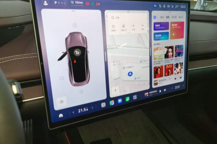 Used Xiaomi Auto SU7 2024 Four-Wheel Drive Ultra-Long Range Advanced Intelligent Driving Max Edition Audio And AC Panel