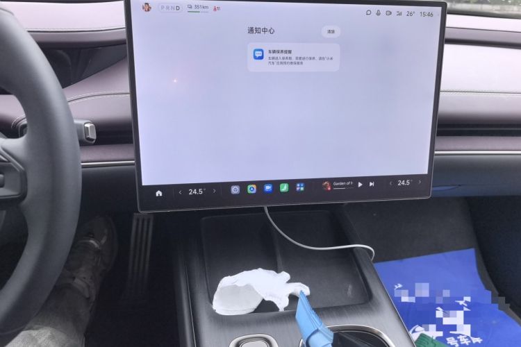 Used Xiaomi Auto SU7 2024 Four-Wheel Drive Ultra-Long Range Advanced Intelligent Driving Max Edition Audio And AC Panel