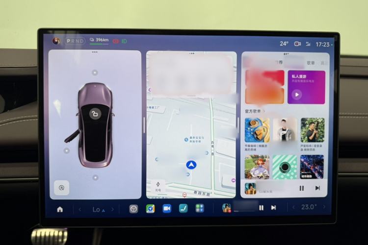 Used Xiaomi Auto SU7 2024 Four-Wheel Drive Ultra-Long Range Advanced Intelligent Driving Max Edition Audio And AC Panel