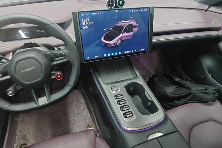 Used Xiaomi Auto SU7 2024 Rear-Drive Ultra-Long Range Advanced Pro-Level Intelligent Driving Version Audio And AC Panel
