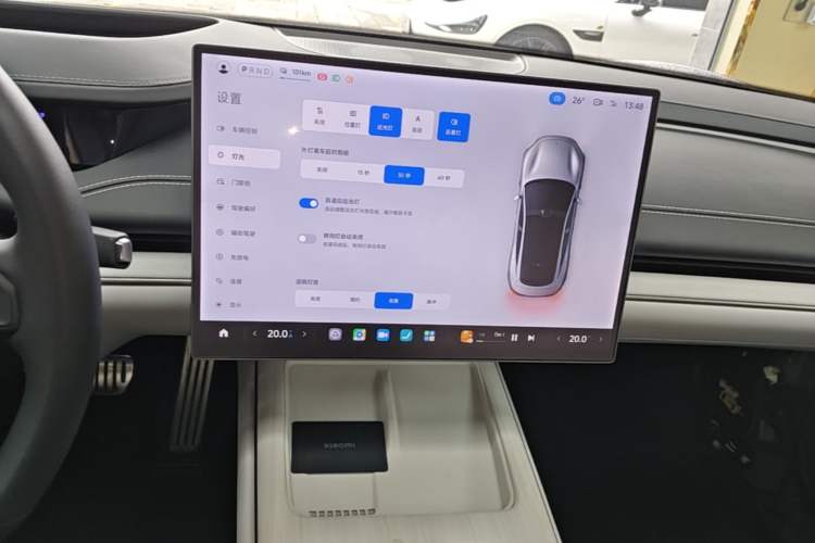 Used Xiaomi Auto SU7 2024 Four-Wheel Drive Ultra-Long Range Advanced Intelligent Driving Max Edition Audio And AC Panel