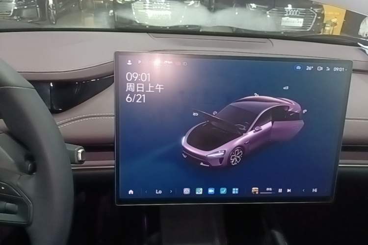 Used Xiaomi Auto SU7 2024 Rear-Drive Long-Range Intelligent Driving Version Audio And AC Panel
