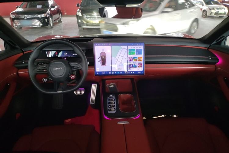 Used Xiaomi Auto SU7 2024 Four-Wheel Drive Ultra-Long Range Advanced Intelligent Driving Max Edition Center Console