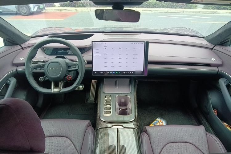 Used Xiaomi Auto SU7 2024 Four-Wheel Drive Ultra-Long Range Advanced Intelligent Driving Max Edition Center Console