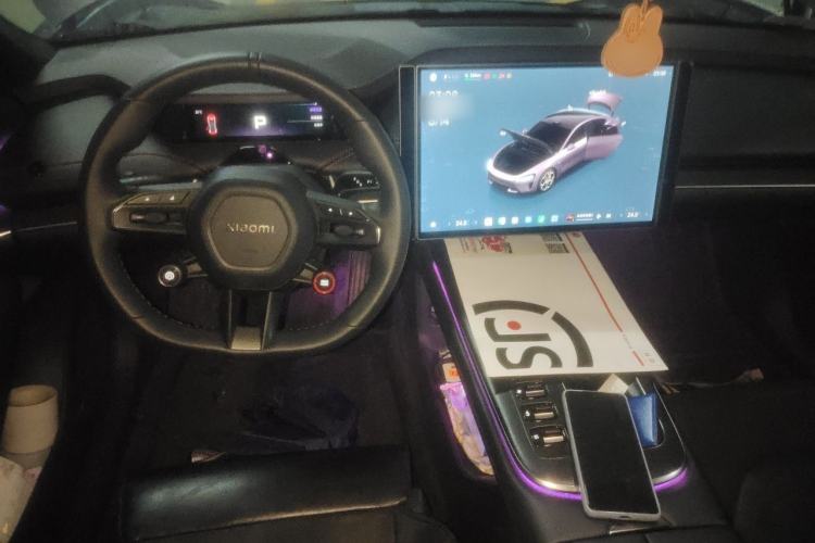 Used Xiaomi Auto SU7 2024 Rear-Drive Ultra-Long Range Advanced Pro-Level Intelligent Driving Version Center Console