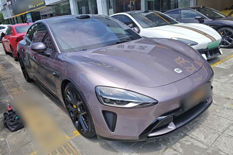 Used Xiaomi Auto SU7 2024 Four-Wheel Drive Ultra-Long Range Advanced Intelligent Driving Max Edition Front Right 45 Deg