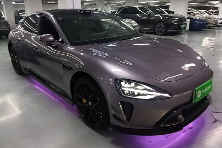 Used Xiaomi Auto SU7 2024 Four-Wheel Drive Ultra-Long Range Advanced Intelligent Driving Max Edition Front Right 45 Deg