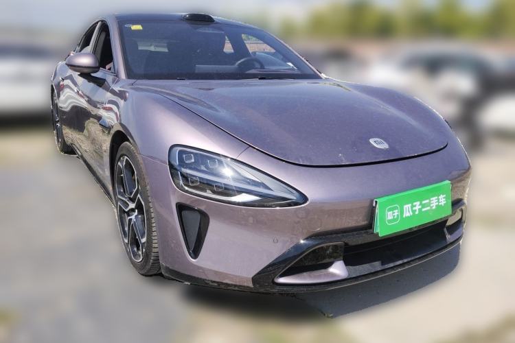 Used Xiaomi Auto SU7 2024 Four-Wheel Drive Ultra-Long Range Advanced Intelligent Driving Max Edition Front Right 45 Deg