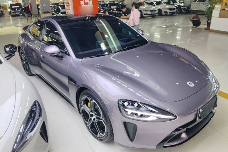 Used Xiaomi Auto SU7 2024 Four-Wheel Drive Ultra-Long Range Advanced Intelligent Driving Max Edition Front Right 45 Deg