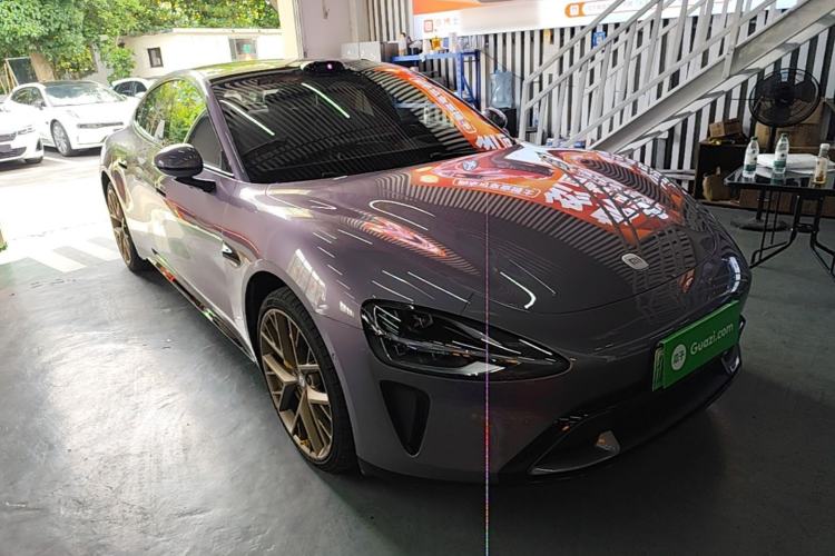 Used Xiaomi Auto SU7 2024 Four-Wheel Drive Ultra-Long Range Advanced Intelligent Driving Max Edition Front Right 45 Deg
