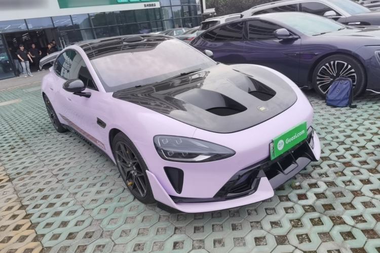Used Xiaomi Auto SU7 2024 Four-Wheel Drive Ultra-Long Range Advanced Intelligent Driving Max Edition Front Right 45 Deg