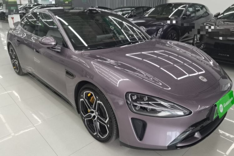 Used Xiaomi Auto SU7 2024 Four-Wheel Drive Ultra-Long Range Advanced Intelligent Driving Max Edition Front Right 45 Deg