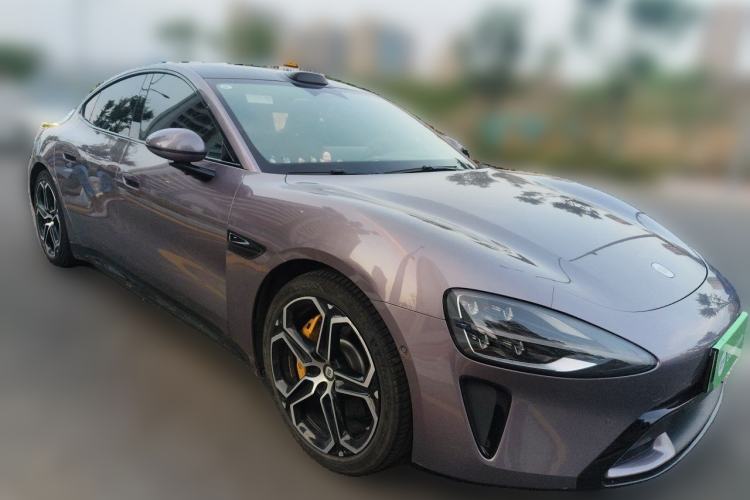 Used Xiaomi Auto SU7 2024 Four-Wheel Drive Ultra-Long Range Advanced Intelligent Driving Max Edition Front Right 45 Deg